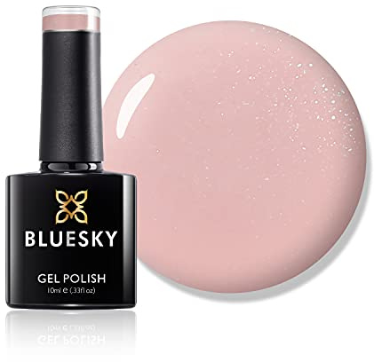 Bluesky Gel Nail Polish, Iced Pink- A050, Lemonade, Pale, Pink, Long Lasting, Chip Resistant, 10 ml (Requires Curing Under UV LED Lamp)