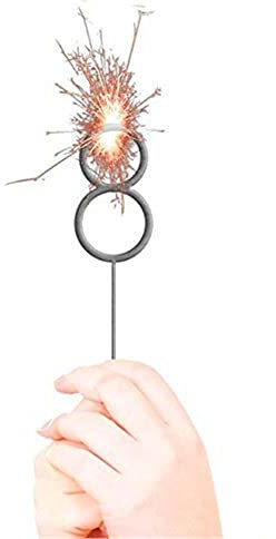 Folat Geburtstag Wunderkerze Zahl 8