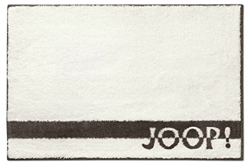 Joop! Badteppich Logo Stripes Farbe Creme Größe 60 x 90 cm