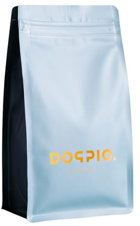 Doppio Crema Kaffee | Arabica Mischung | Vollautomat geeignet | Ganze Bohnen | Milde Röstung | Aromen von Schokolade & Blaubeere | Cremig | Italiano Cremoso | Kaffeebohnen | Intensität 2/4 | 500g