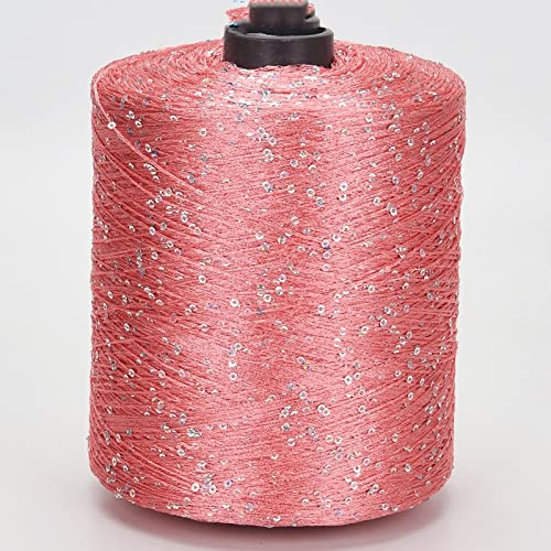 Glittergarn paljett garn handvirkad tråd stickning kläder handarbete garn med paljetter stickning garn handarbete paljetter, 01