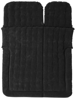 Bagyaluu Materasso gonfiabile per auto, SUV con pompa, letto ad aria, campeggio, portatile, per viaggi, esterni, tour semoventi, auto, gonfiabile, in PVC, floccato, facile da pulire, portatile e
