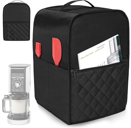 Eismaschine Abdeckung für Ninja Creami Deluxe NC501EU NC301EU NC299EU, Staubschutz Schutzhülle Wasserdichte Kappen, Ice Cream Maker Staubschutzhülle Eismaschine Zubehör 43 x 28 x 27,5 cm