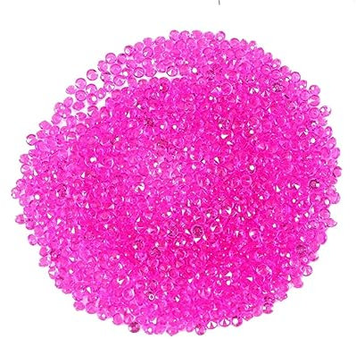 IMIKEYA 1000 Pezzi di Diamanti Acrilici di Cristallo con Punta da 3 Mm Decorazioni per Matrimoni Decorazioni per Vasi Decorazioni Artigianali con Strass Sparsi