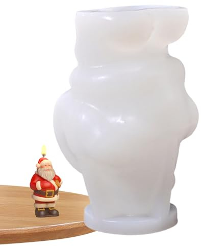Moldes Navideños para Velas | Moldeo 3D Con Resina - Molde De Silicona Para Resina 3D Temático,Para Acción De Gracias Otoño Invierno Cumpleaños Mesa