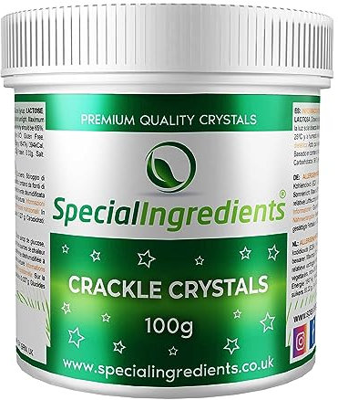 Crackle Crystals Popping Candy 100g - Suitable for Vegetarians, Non-GMO, Gluten Free, Non-Irradiated