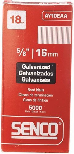 Senco AY10EAA Collated Nail, 18 ga x 5/8 in
