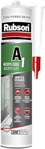 RUBSON Mastic A1 Joint et Fissure Façade Ton Pierre Cart 300ml
