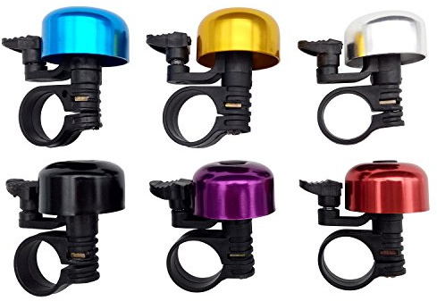 TrendBox 1 Set 6 Colors Alloy Bicycle Bike Cycling Handlebar Bell Ring Horn Sound Emergency Alarm Alert Warning Loud Lightweight for Safety