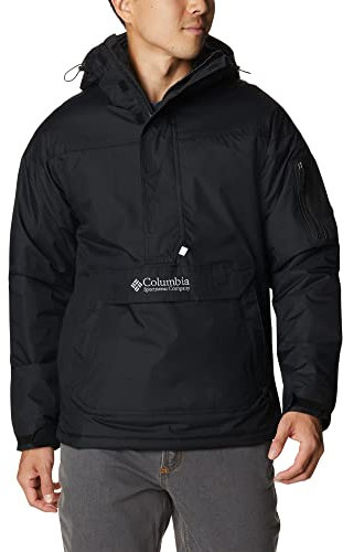 Columbia Challenger Insulated Pullover, Anorak Invierno para Hombre, Black, Talla XS