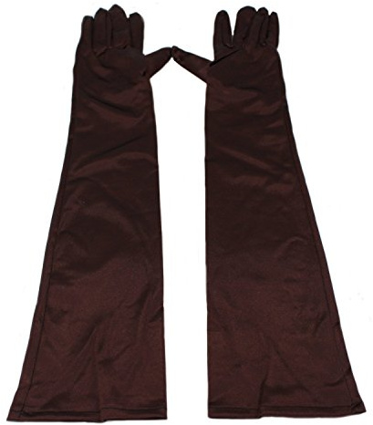 MEISHINE® Élégant femme long gants de mariée satin gants de mariage idéal pour costume, bal de mariage, soirée, Café, Taille unique