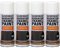 Pro-Kleen Radiator Enamel Spray Paint Anthracite Satin 4 x 400ml - Heat Resistant up to 100ºC - For Radiators, Hot Pipes, Water Tanks & More - Fast Drying & No Primer Needed