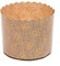 Ecopack Lot de 100 moules en papier à panettone haut de 100 g pour four jusqu'à 220 °C