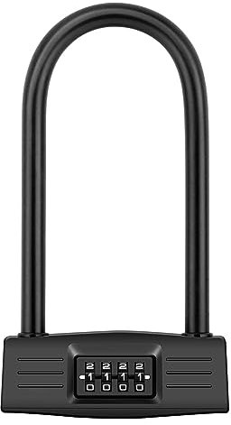 Tmysim Fahrradschloss Bügelschloss,Kombinations Fahrradschloss Zahlenschloss, U Fahrradschloss Fahrrad Sicherheitsschloss Fahrradschloss,Bicycles U Lock,Fahrradschloss für Fahrräder, Motorräder