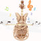 3D Puzzle Wooden Model Kits for Adults - DIY Cello Music Box Mechanical Jigsaw Puzzles Construction Craft Kits for Age 14+ years old