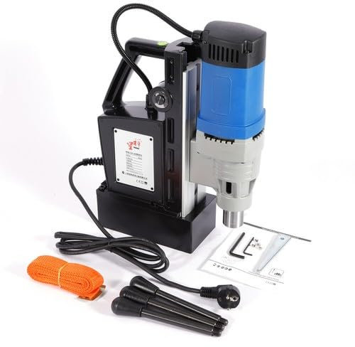 1680W Trapano Magnetico Portatile Magnetico Mt3 Mandrino 300U/Min Max Diametro Foratura 1.1 E Profondità di Foratura 1.97 13800N Base Magnetica Per Acciaio Ferro Industriale Trapano Nucleo