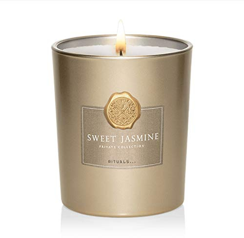RITUALS Sweet Jasmin Bougie parfumée de luxe – Bougie d'aromathérapie aux agrumes frais, baies et bois de santal – 357,2 g