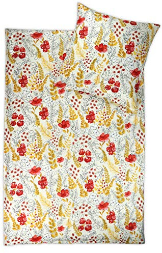 jilda-tex Bettwäsche 100% Bio Baumwolle Kyoto Autumn Made IN Green