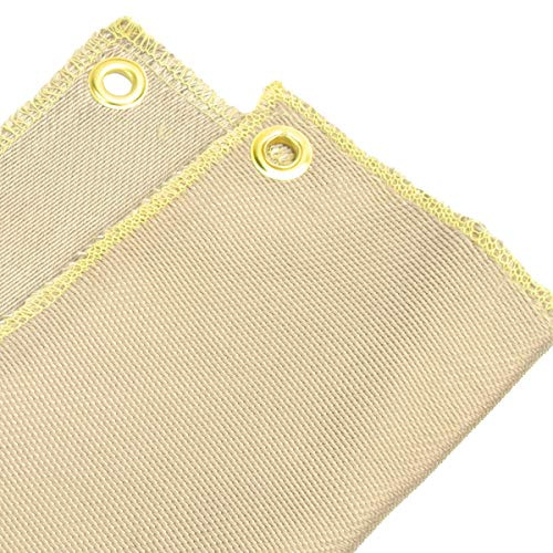 HiwowSport 12 inches x 12 inches Heat Shield Welding Pad, Soldering Torch Flame Protector, High Temp Heat Resistant Cloth Fiberglass Mat