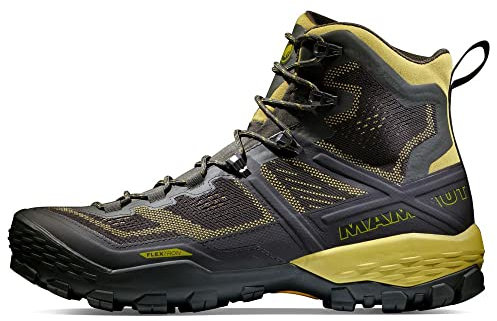 Mammut Stivali DUCAN High GTX uomo, montagna, Dark Tin/Amber Green, 44 EU, Dark Tin Amber Green, 44 EU