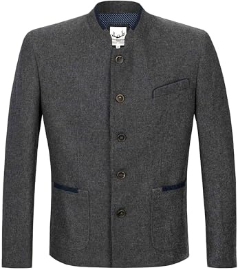 Stockerpoint Giacca da Uomo Samuel Classico, Grigio Blu, 60