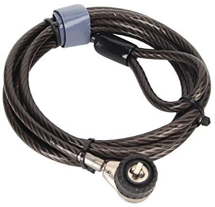 Candado de Cable para Computadora Portátil, Candado de Combinación de Computadora de Seguridad de 2 Llaves con Orificios de Seguridad de Bloqueo de Ranura, Candado de Seguridad