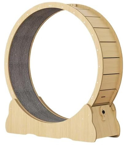 Katzenlaufrad, Katzenlaufrad, Katzenlaufrad für Hauskatzen, Katzenlaufband, Katzenlaufrad, Katzenlaufrad für Große Katzen,85 * 34.5 * 98cm