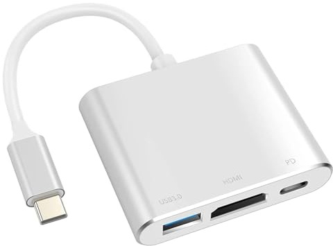 USB C to HDMI Multiport Adapter, Type C Phone to TV Adapter, HDMI Adapter for MacBook Air, Laptop to Monitor Connector, 4K Hdmi dongle for Mac,MacBook Pro,Surface,Dell