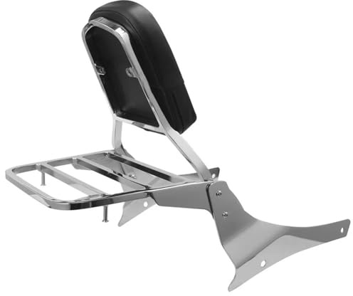 Bakre ställningar Motorcykel Chrome Bak Sissy Bar Ryggstöd Bagagehållare För Suzuki För Volusia VL800 För Boulevard M50 C50 2005-2011 Motorcykelställ