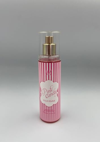 Body Mist Femminili, Fragranze Assortite Floreali e Gourmand, Spray Profumati per Corpo e Capelli, Regalo Elegante (Pink Candy)