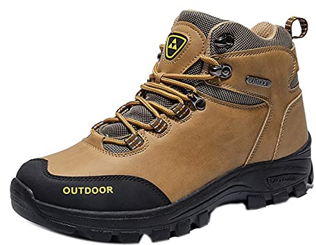 Chaussures de Randonnée Homme Imperméable Bottes Trekking Outdoor Bottes d'escalade Antidérapantes Chaussures de Marche