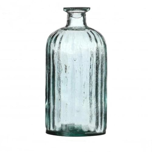 NATURAL LIVING Sahara Column Vase 0.7 L Recycled Glass Diameter 8.5 cm x Height 20 cm