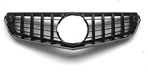 Parrilla Frontal para Mercedes para Benz E Coupe Class W207 C207 2009-2013 Parrilla Delantera 2 Puertas Kit Rejilla Malla Parachoques Superior Coche Radiador Parrilla