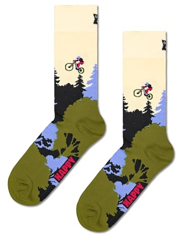 Happy Socks MOUNTAIN BIKE SOCK (DE/NL/SE/PL, Numerisch, 41, 46, Regular, Regular, MEHRFARBIG)