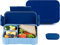 Pavlleen Brotdose Kinder mit Fächern, 900 ml auslaufsichere Lunchbox, Reise-Lunchbox, Jausenbox Brotbox, geeignet für Schule,Picknick, mikrowellen/spülmaschinenfest (blau)