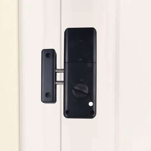 Cerradura de puerta invisible inteligente, cerradura electrónica para puerta de madera para interiores, cerradura de puerta ForTuya APP/tarjeta, cerradura con accesorios de tornillo de tarjeta