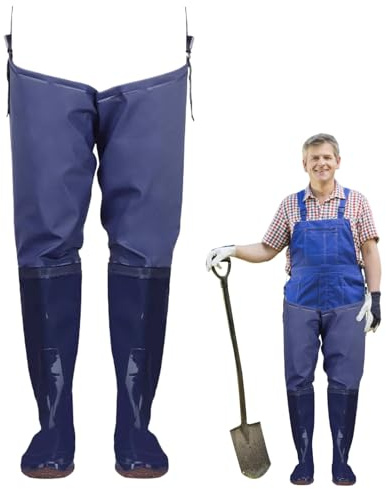 Generico Waders per uomini, trampolieri per le gambe da pesca, Waders di caccia alla pesca impermeabile, Pantaloni da cattura di anatra impermeabili per suole morbide per trapianto di riso