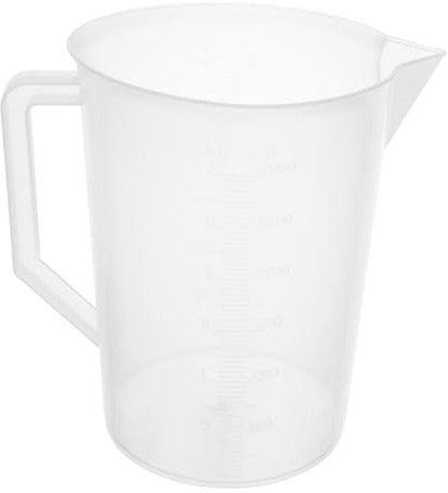 TOYZFRIENDY Thickened Oil Measuring Cup with Graduated Scale Multi Purpose Liquid Measuring Jug for Fuel Oil Lightweight Pitcher for Accurate Dosage Control