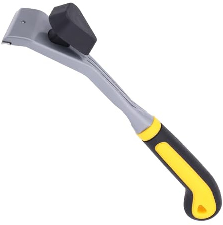 Raschietto in Carburo, Raschietto Ergonomico da 28,5cm con Lama Affilata Durevole per Rimozione Vernice Colla Smalto Resina su Legno Metallo Piastrella Parete in Cemento Forniture Trattamento
