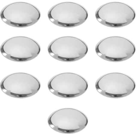 Hoite 10 Pcs Star Lock End Roof Caps, Stainless Steel Bearing Clamp Gasket with Toothed Spring Clamp Ring, for Trolleys 25x41.5mm