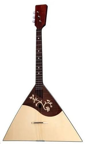 GEWA Prim Balalaika - 3-saitig - Massive Fichtendecke - Massive Ahornmuschel - 19 Neusilberbünde - Hochglanz - Made in Europe