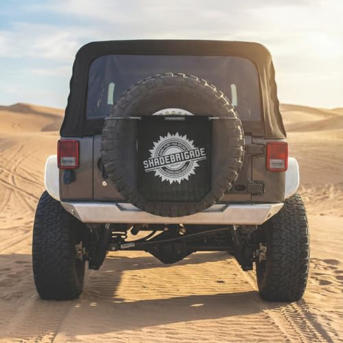 SPIDERWEBSHADE Mesh TrailSac Buggy Bag - Exterior Storage Bag Accessory for Gear - Jeep Wrangler Bronco UTV ATV Heavy Duty Dry-Wet Trash Sack for Camping, Beach, Outdoor - Made in America - (Black)