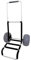 Tronixpro Beach Trolley | Klappbarer Aluminium-Trolley mit Pneumatischen Rädern in Schwarz