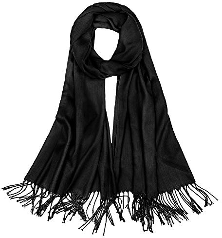 YFZYT Sciarpa Donna Sciarpa Autunno Inverno, Unisex Donna Morbida sciarpa di cashmere, Tinta Unita Grande Sciarpa Caldo Scialle con Nappa (Molti Colori)