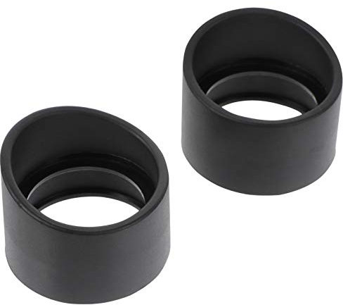 ULTECHNOVO 2Pcs/Set Eyepiece Cover Rubber Microscope Eyepiece Guards Cylinder Eyepice Shield Cups for Biological Stereo Microscope Telescope (33mm Diameter)
