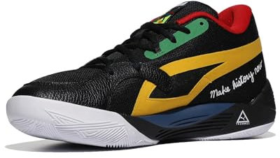 Puma Mens TRC Blaze Court Black Fives Black Athletic Basketball Shoes 7.5
