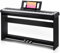 AODSK Weighted Piano 88-Key Beginner Digital Piano,Full Size Weighted keyboard with Hammer Action,with Sustain Pedal,2x25W Stereo Speakers,MP3 Function,Black,wood stand