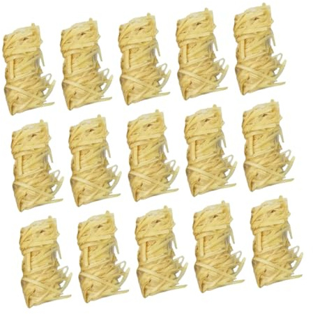 Luxshiny Naturales De Leña para Barbacoa y Estufa, Pastillas De Encendido De Cera De Madera 50 Piezas, Uso Camping y Actividades Al Aire Libre, Práctico Iniciador De Fuego