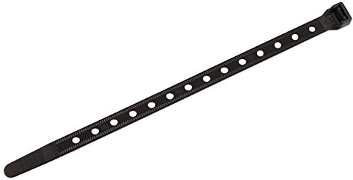 Southwire 14-Inch Heavy Duty Mountable Cable Ties, 50lb Tensile Strength, Universal Easy Zip, 100 pack, Black