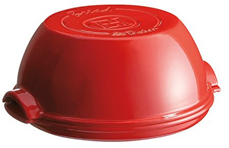 Emile Henry EH349507 Set Pain Maison, Céramique, Rouge Grand Cru, 32, 5 x 30 x 15 cm